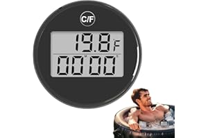 アイスバス用フローティング温度計、アイスバス温度計,タイマー付きアイスプランジ温度計 - アイスバス用水浴温度計、冷温計タイマー、浮遊水温計