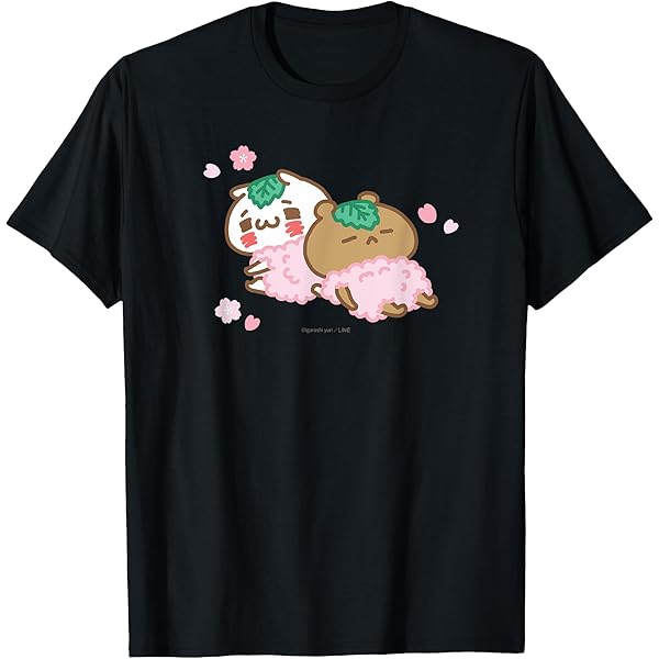 Amazon | ねこぺん日和 ぎゅっ Tシャツ | Tシャツ・カットソー 通販