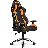 AKRacing Nitro V2 Gaming Chair, Desk Chair, Orange, High-Durability PU Leather, 180° Recline, For Home, Remote Work