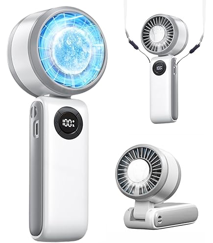 Amazon | 【2025新モデル12枚羽根 超高速大風量 ハンディファン】携帯