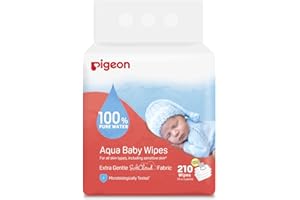 Pigeon Aqua Gentle Baby Wipes with Fliptop (Pack of 3)