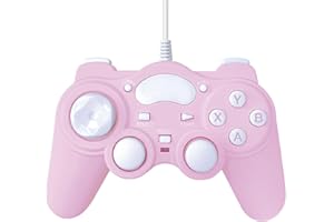 Alone (Amazon.co.jp Limited) PC Controller, Pink, 6.5 x 2.4 x 3.9 inches (16.5 x 6 x 10 cm), PC Game, Continuous Fire Functio