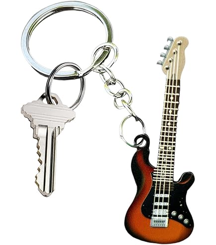 Amazon.co.jp: ギターキーホルダー - 小さなギターキーホルダー