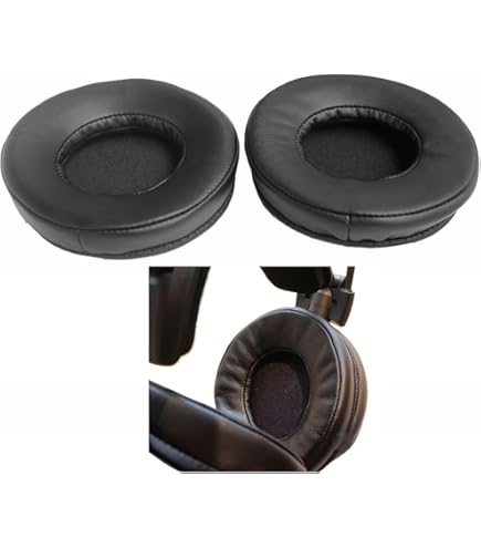 Amazon.co.jp: 耳パッドEarpads Leatherクッション修理パーツと互換性