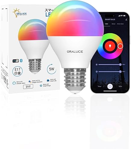 TOLIGO リモコン付き スマホ対応 スマート電球 調光調色 E26 E26 LED