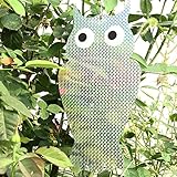 鳥系動物駆除　鳥よけ　鳩撃退　カラスよけ　立体感　光沢感　果樹園　庭　ベランダ　田畑　ホログラム　フクロウ型　果樹保護　お徳用　セール　2枚セット