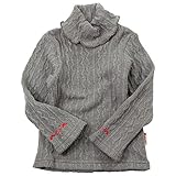 《秋冬春対応》 CHILD CHAMP(チャイルド チャンプ) リブ編み長袖タートルネックTシャツ 120cm/GY NO.C-271045