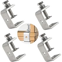 Amazon | Esforzarse Cクランプ 4個セット 開口部 30mm クランプ