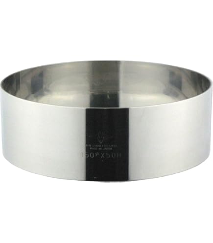 Amazon｜丸セルクル 直径5cm 高さ5cm ケーキリング ステンレス製 業務