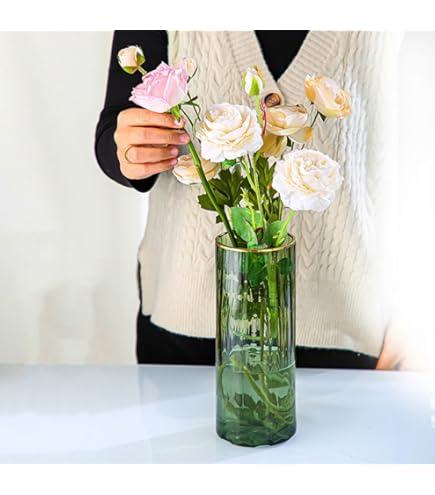 緑色の装飾的な金属製花瓶 七宝焼き 花瓶 80号 並赤地桜 | 花瓶 | 伝統工芸品・和風記念品