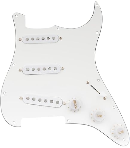 Amazon.co.jp: Fender ギターパーツ Pre-Wired Strat Pickguard
