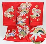 特選手描き友禅 鞠 松竹梅 四季柄 お宮参り 着物 女の子（初着 産着 のしめ）【絹100% 友禅 】