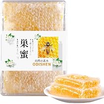Amazon | 蜂の巣 天然の風味 豊かな口当たり 花の香りが広がる 巣蜜