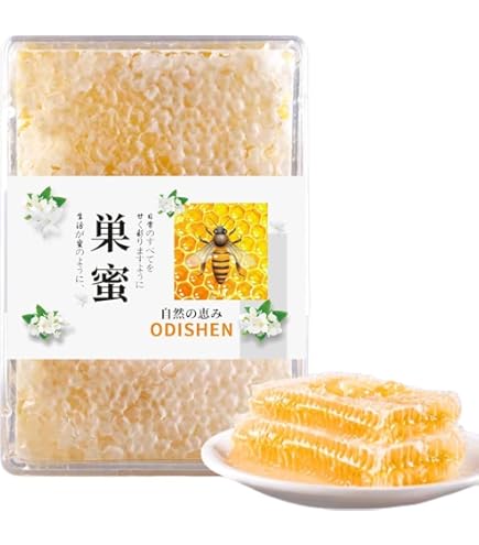 Amazon | 蜂の巣 天然の風味 豊かな口当たり 花の香りが広がる 巣蜜