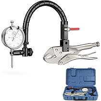 ABN Brake Drum Measuring Tool – 6.5 To 14.25 Inch Range, Dual Scale – Gauge For Brake Shoes, Parking Brakes, Rotors