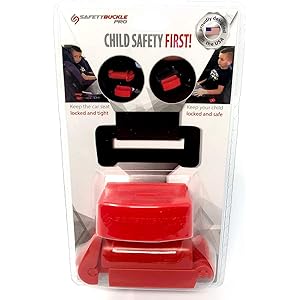 Safety Buckle Pro シートベルト ロック ストッパー シートベルトを嫌がって外してしまうお子様対策に い…