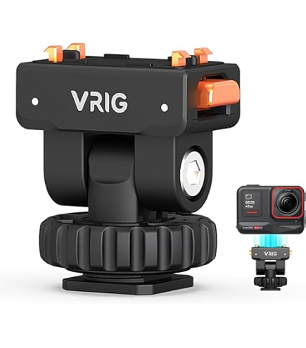 Amazon | VRIG DJI Osmo Action 5Pro 4 3用 コールドシューマウント