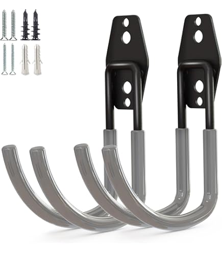 Ganci Da Parete Heavy Duty Per Garage - Organizza Attrezzi, Bici E Tanto Altro - Piccoli (9x12 Cm) Ma Super Resistenti!