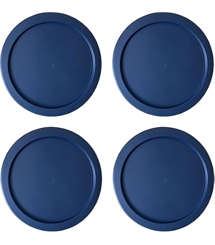 MRX Solutions Replacement Lid For Pyrex 4-Cup Storage Cover – 10-Pack, Purple, BPA-Free Plastic