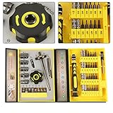 多機能スクリュードライバ 修理ツールセット 精密スクリュードライバ スクリュードライバビットソケットセット 多目的 47インチ1 高硬度 耐久性 鋼製