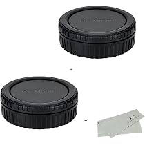 Amazon | 2組 JJC カメラボディキャップ + レンズリアキャップ Canon