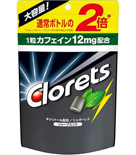 Amazon | ロッテ ブラックブラック粒ワンプッシュボトル 133g×6個