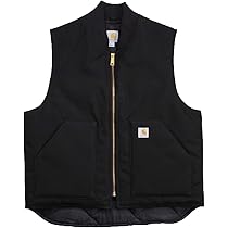 カーハート　Carhartt ダックベスト　ブラック　ワークウェア　XL カーハート Carhartt ダックベスト ブラック ワークウェア XL