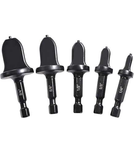 Amazon.co.jp: Aienxn 6ピース スエージングツール ドリルビットセット