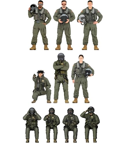 Amazon.co.jp: figreal 1/72 U.S.AIRFORCE アメリカ空軍(1) UF5b 5体
