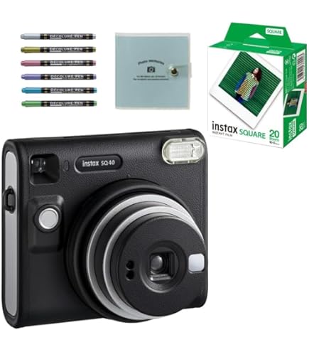 Amazon | Fujifilm Instax SQUARE SQ6 (Blush Gold) | インスタント