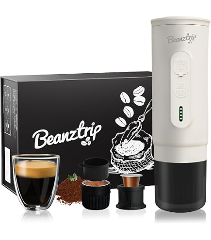 Amazon | CONQUECO ポータブルコーヒーメーカー 12V 旅行用