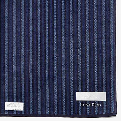 ck カルバン・クライン(ハンカチ・タオル)(ck Calvin Klein) 先染めハンカチ【ネイビー/**】 ck カルバン・クライン(ハンカチ・タオル)(ck Calvin Klein) 先染めハンカチ【ネイビー/**】