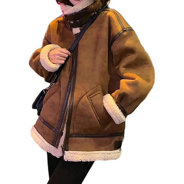 Amazon | [BLZXIAN] ムートンコート レディース ボアコート 毛ラシャ