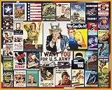 WWII Poster Collage - 1000 Piece Jigsaw Puzzle