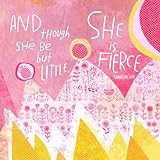 Oopsy Daisy Canvas Wall Art, She is Fierce, 21' x 21' [並行輸入品]