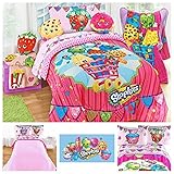 Shopkins Complete Bedding Comforter Set with Body Pillow - Twin [並行輸入品]