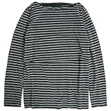 授乳服 長袖 Tシャツ 授乳口付き 無地 長袖Tシャツ/授乳服 トップス 産後対応 チャコール-M7827 L