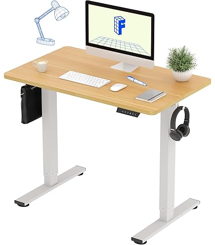 Amazon | FLEXISPOT 電動昇降デスク 学習机 小さめ 幅110cm 勉強机