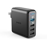 Anker PowerPort Speed 4 (4ポート 43.5W USB急速充電器)【PSE認証済 / PowerIQ搭載 / QC3.0対応 / 折たたみ式プラグ搭載】 iPhone, iPad, Galaxy S9, Xperia XZ1,