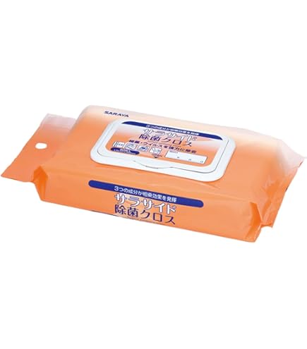 Amazon.co.jp: サラヤ 環境清拭クロス PREMIUM CLEANING 80枚入 ピロー