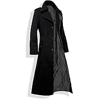 Amazon | [CrossWorld] ロングコート メンズ ダブルジップ 超