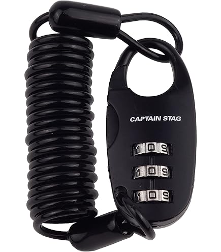 【防犯対策】【まとめ売り】CAPTAIN STAGダイヤル式ワイヤー錠70cm 防犯対策】【まとめ売り】CAPTAIN STAGダイヤル式ワイヤー錠70cm