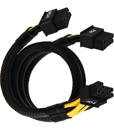 Amazon | COMeap (2-Pack) 6 Pin Male to 8 Pin (6+2) Male PCI