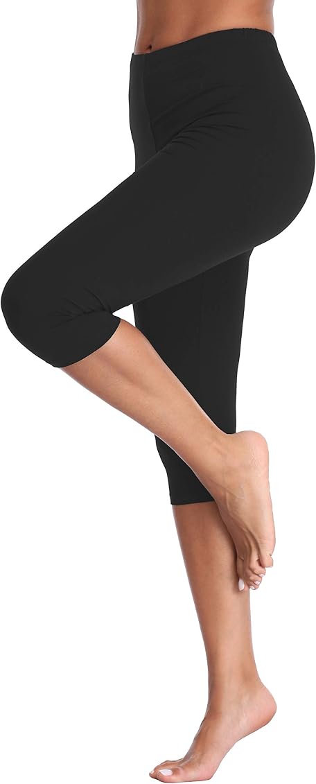 Soft Capri Leggings Crop Leggings 