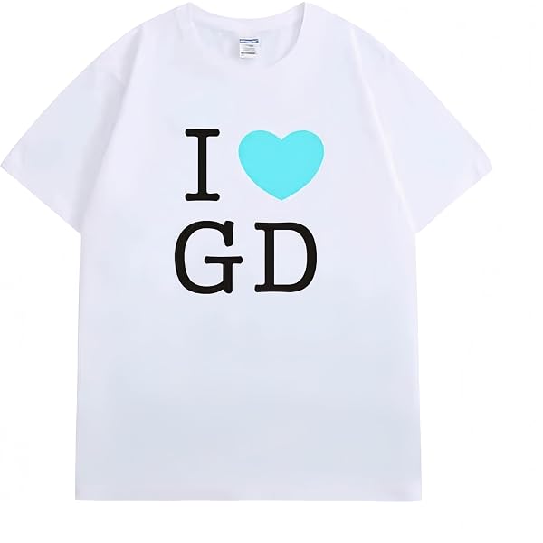 Amazon | I Heart GD イニシャル I Love G.D. 姓 G D Tシャツ | T