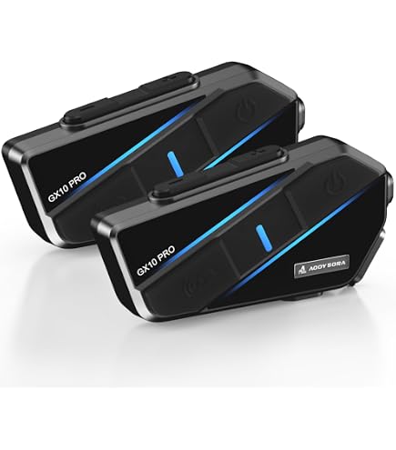 Amazon.co.jp: AOOYSORA GX10 PRO GX12 PRO バイクインカム ヘルメット