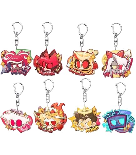 Amazon.co.jp: ハズビンホテル アラスター 2連キーホルダー アクスタ 