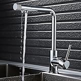 Scorpiuse1_jp キッチン用 浄水器内蔵シングルレバー混合水栓 エコハンドル 浄水 微細シャワー・整流 切り替え可能 ホース引出し