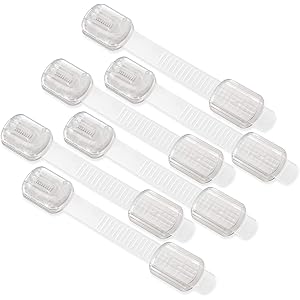 happilax ベビーガード チャイルドロック 子供 安全 ストッパー 引き出しロック 透明 6本