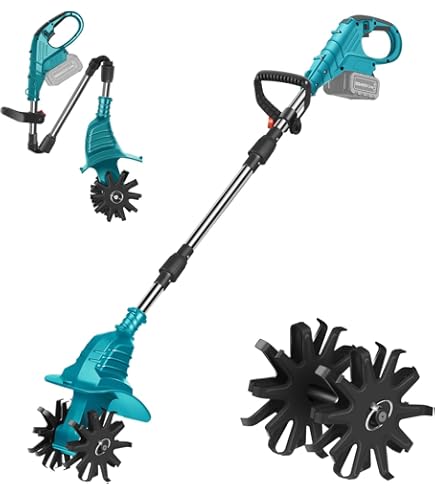 Amazon | 電動耕運機 家庭用 充電式 18-21 Vマキタ電池互換 SK5